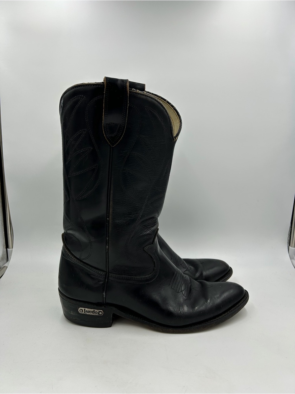Laredo Pointed Toe Western Cowboy Boots Style 52108 Black Mens Size 10 D